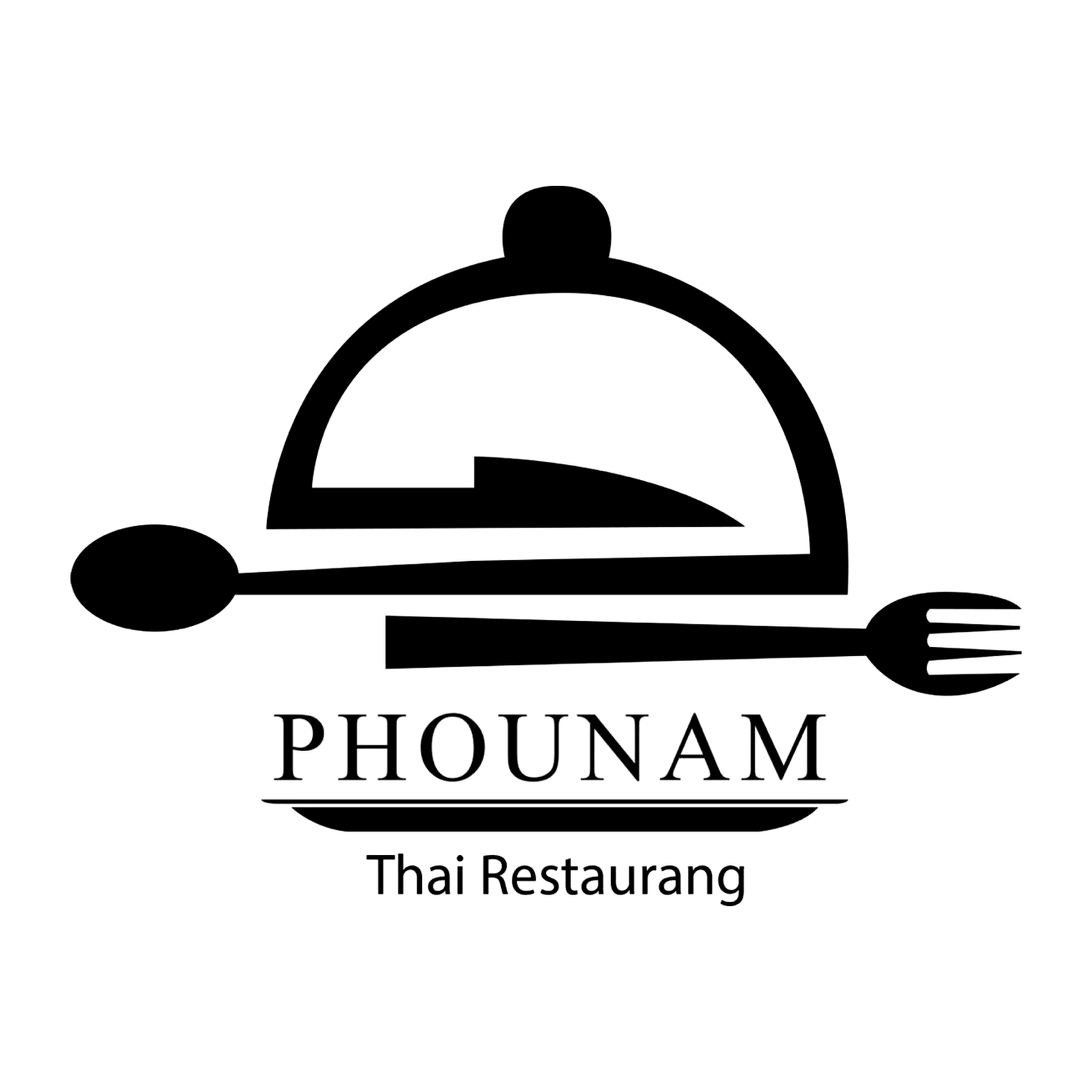 Kvadratisk logotyp – Svart på ljus bakgrund